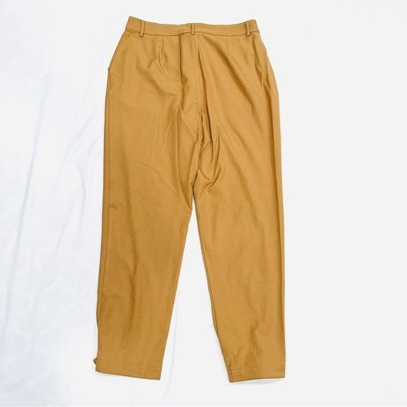 NWT Aware Vero Moda Yellow Ochre/Marigold Button Cuff Pant Mabel NW Ankle Pants - Picture 8 of 8